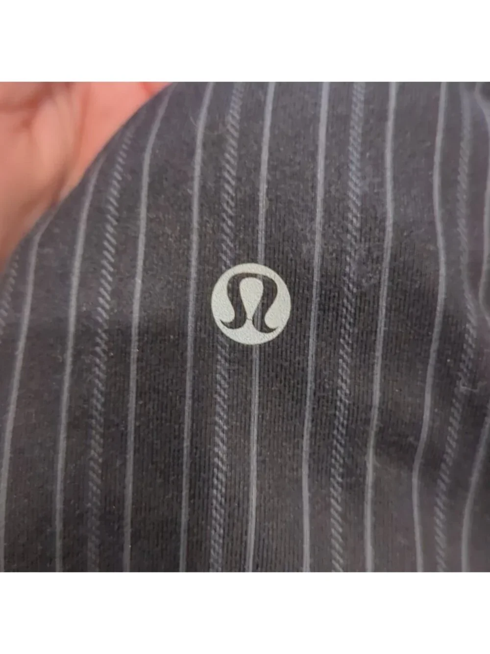 Lululemon origami graphite black tuxedo stripe jacket